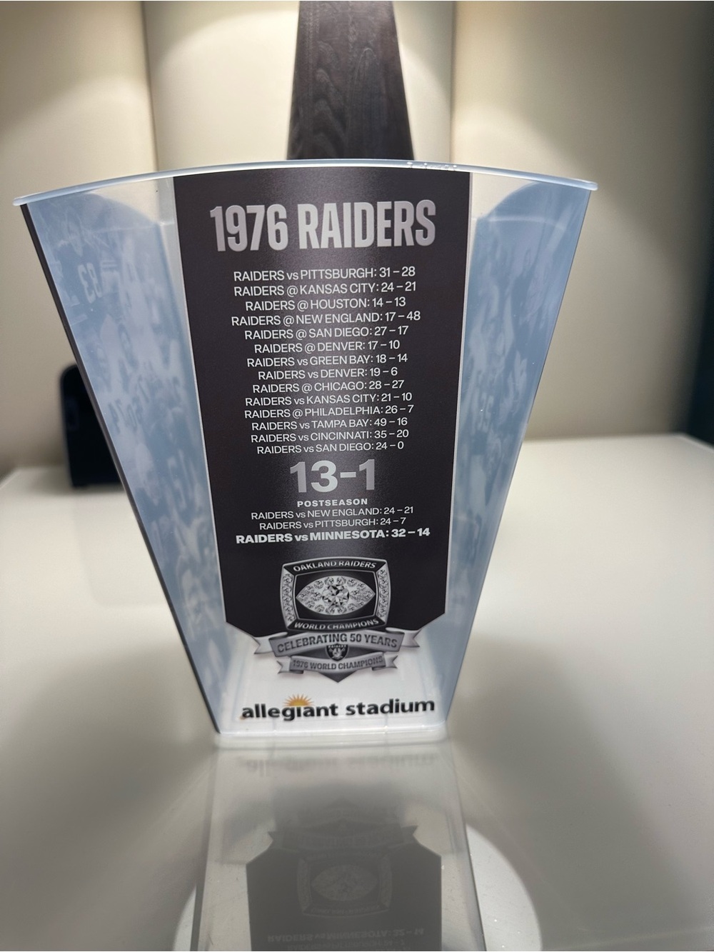 1976 Commemorative Popcorn Bucket – Black